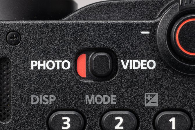 ZRのPHOTO/VIDEO切り替えスイッチ