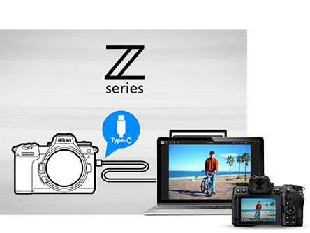 【Zシリーズ】USBケーブルを使用したパソコンへの画像転送