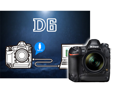 【D6】USBケーブルを使用したPC（パソコン）への画像転送