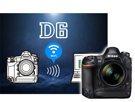 【D6】内蔵Wi-Fiを使用したPC（パソコン）との無線接続と画像転送