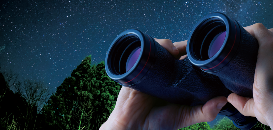 星空観察の様子