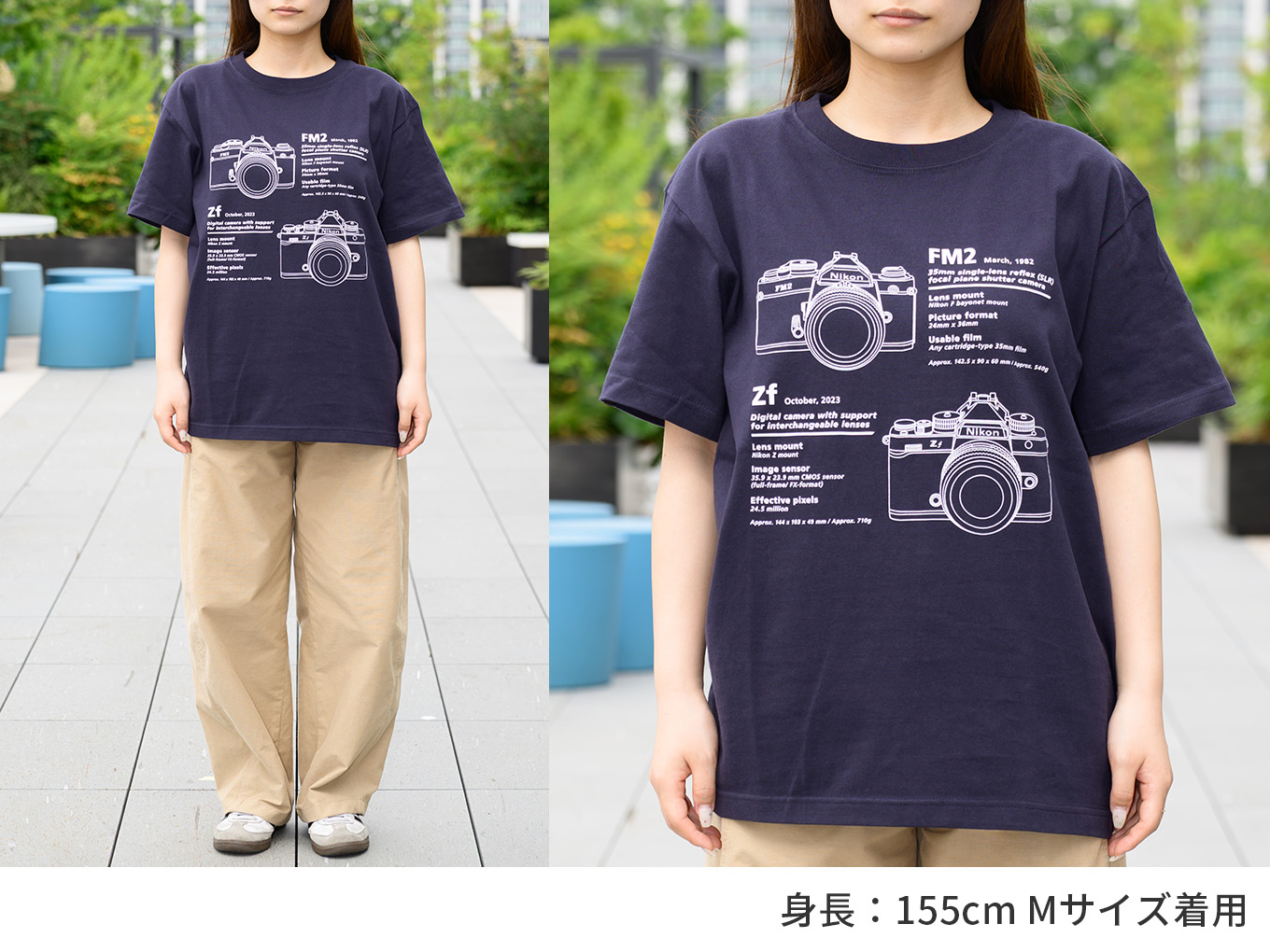 FM2&Zf Tシャツ 2026 M - 公式通販 NikonDirect - ニコンダイレクト