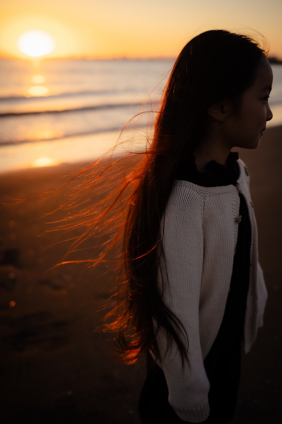 夕景の作例