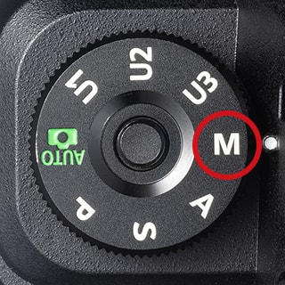 撮影モードダイヤル