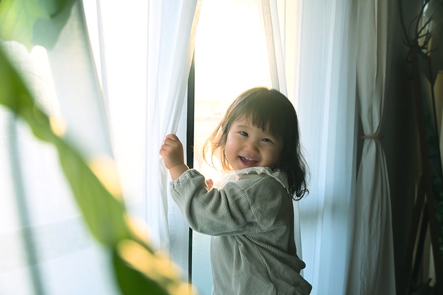 レシピで撮影した女の子の写真